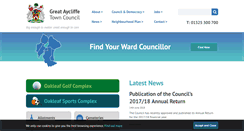 Desktop Screenshot of great-aycliffe.gov.uk